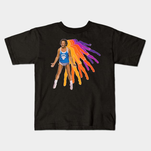 Richard Simmons Retro Sweatin' FanArt Kids T-Shirt by darklordpug